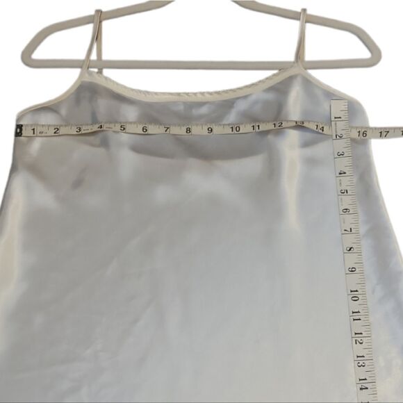Vintage Cruz Eggshell White Chemise Slip Dress Nightgown OS - Picture 7 of 11
